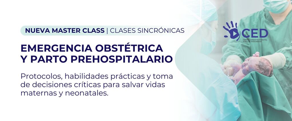 Flyer Emergencia Obstétrica y Parto Prehospitalario
