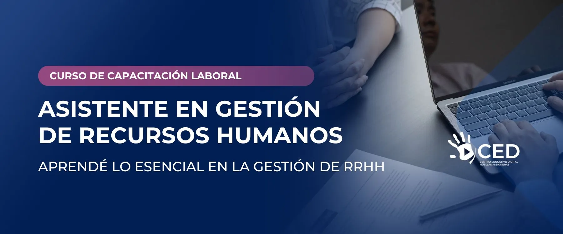 Flyer Asistente en Gestión de Recursos Humanos
