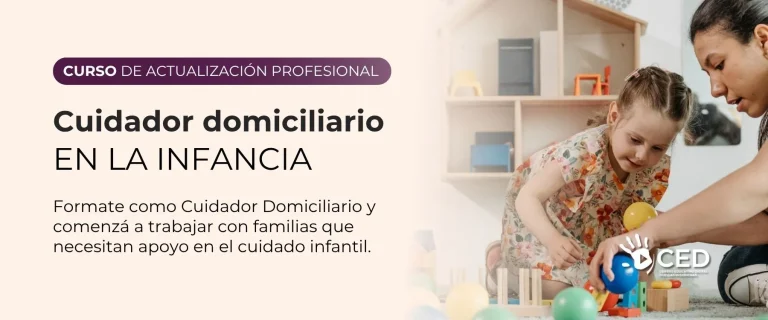 Flyer Cuidador Domiciliario Infancia