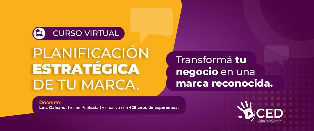 Flyer Planificación Estratégica en la Comunicación
