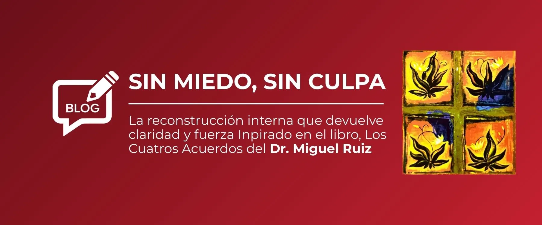 Flyer Blog sin miedo, sin culpa