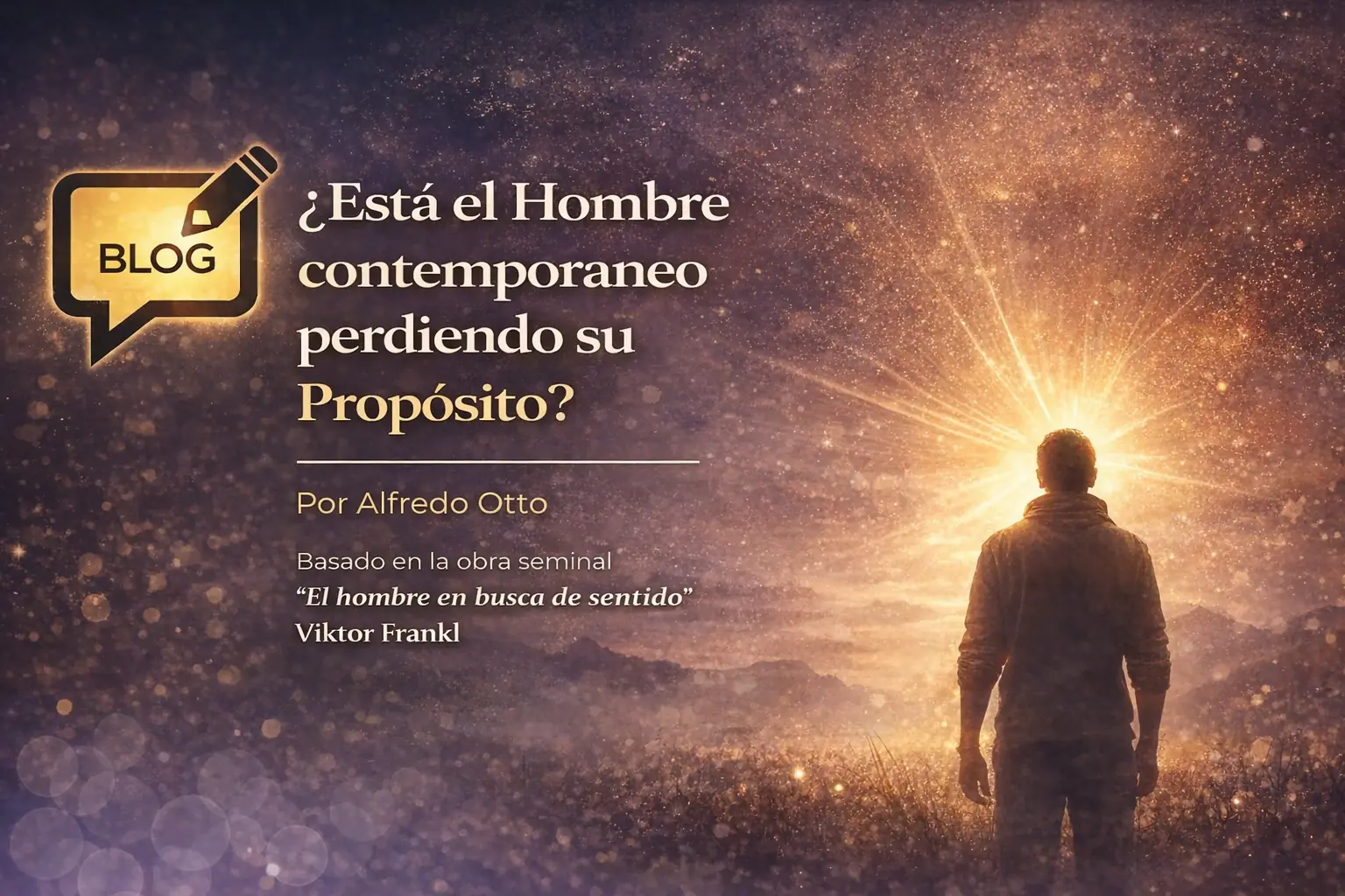 Blog esta el hombre comtemporaneo perdiendo su proposito