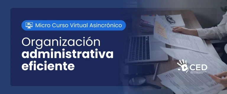 Flyer Organización administrativa eficiente