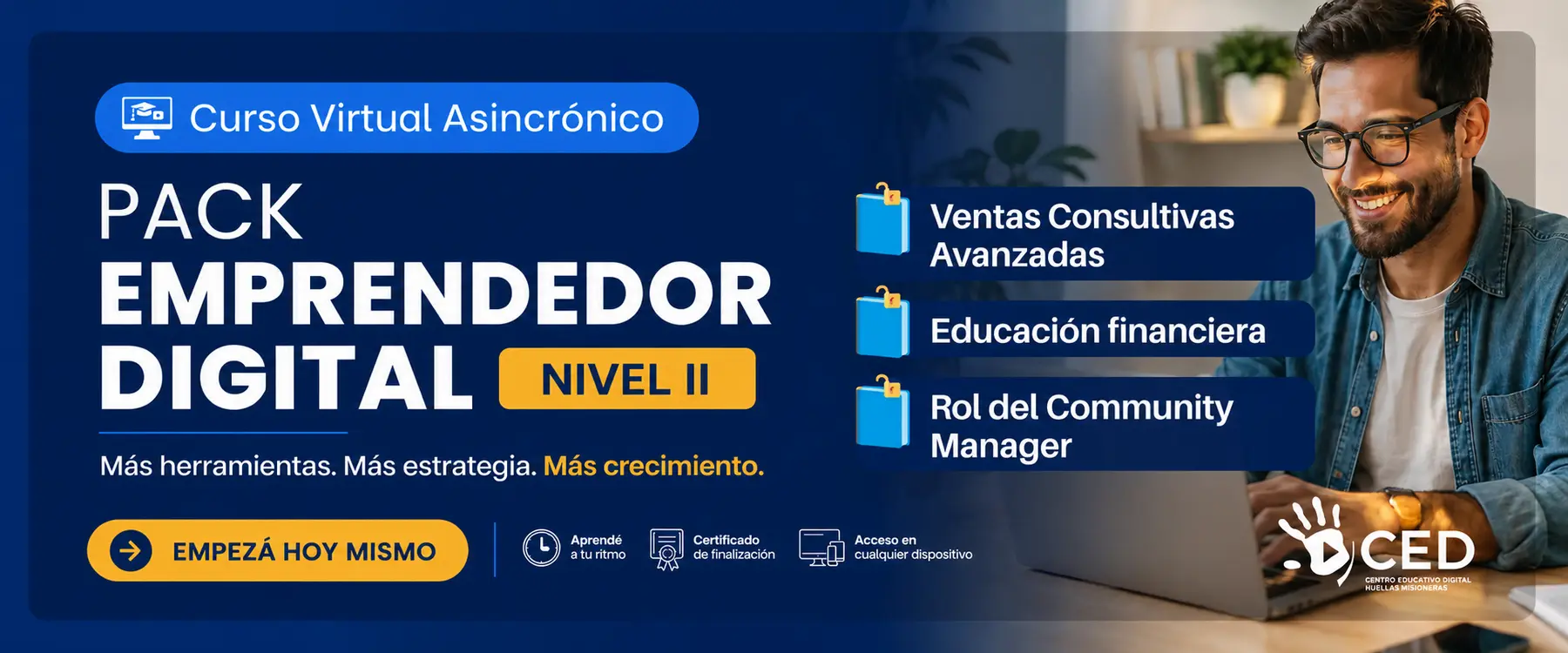 Flyer Pack Emprendedor Digital Nivel II