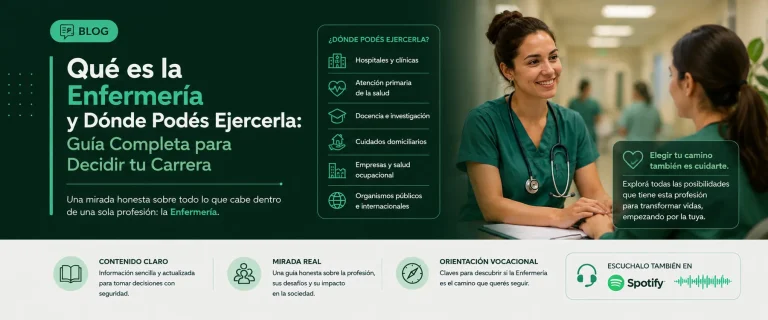 Qué es la Enfermería y Dónde Podés Ejercerla: Guía Completa para Decidir tu Carrera