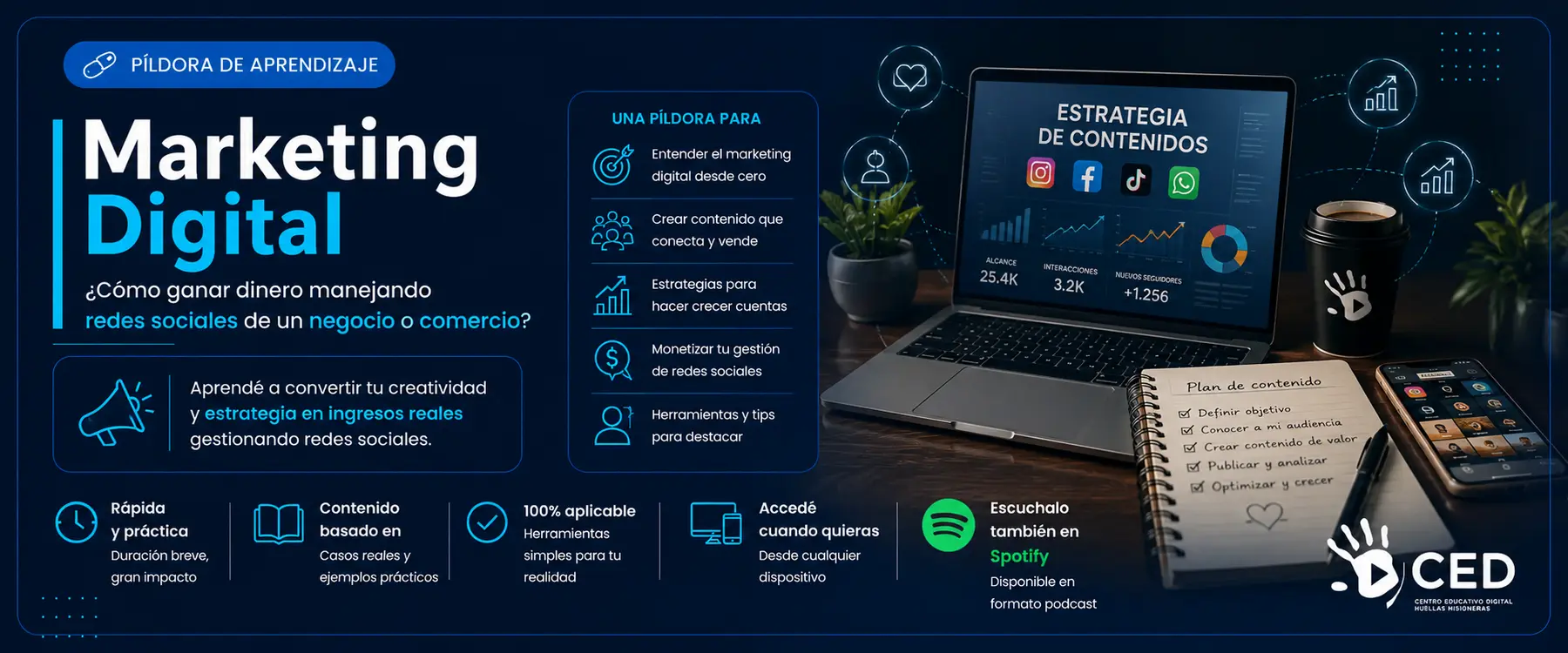 Marketing Digital ¿Cómo ganar dinero manejando redes sociales de un negocio o comercio