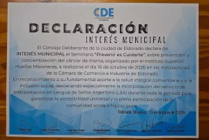 Declaración interes municipal