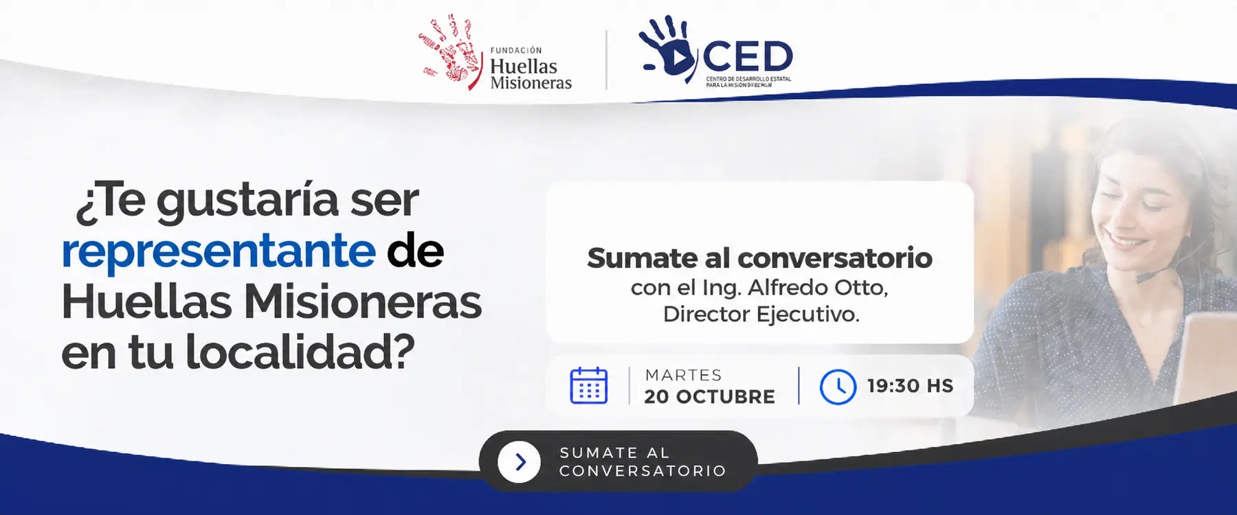 ¿Te gustaría ser representante de Huellas Misioneras en tu localidad?
